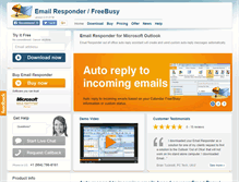 Tablet Screenshot of e-mailresponder.com